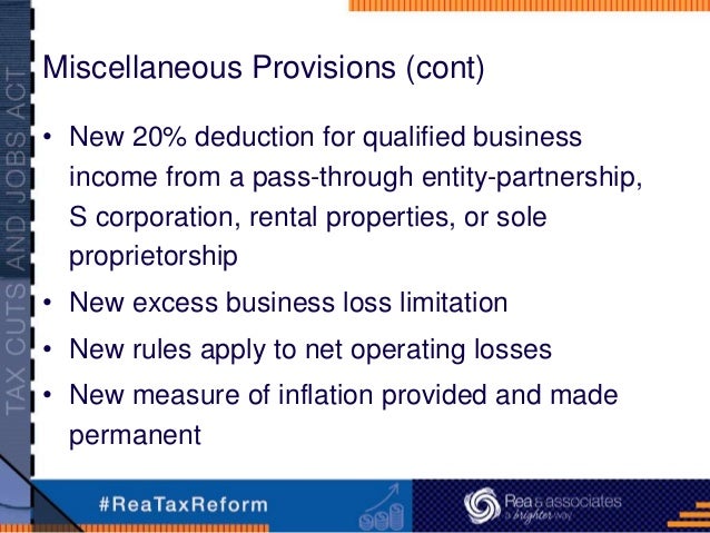 New Tax Rules Rental Properties New Tax Rules Rental Properties