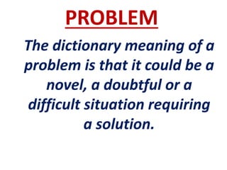 Problem With Meaning Inside APPROACHES IN ENVIRONMENTAL EDUCATION | PPTX