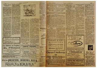 El Periódico  "Hoja Popular"  del mes de  Febrero 1944