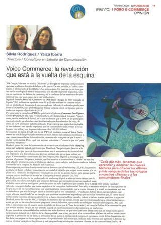 Voice Commerce: la revolución que está a la vuelta de la esquina