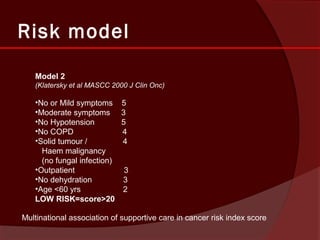 Febrile neutropenia final | PPT