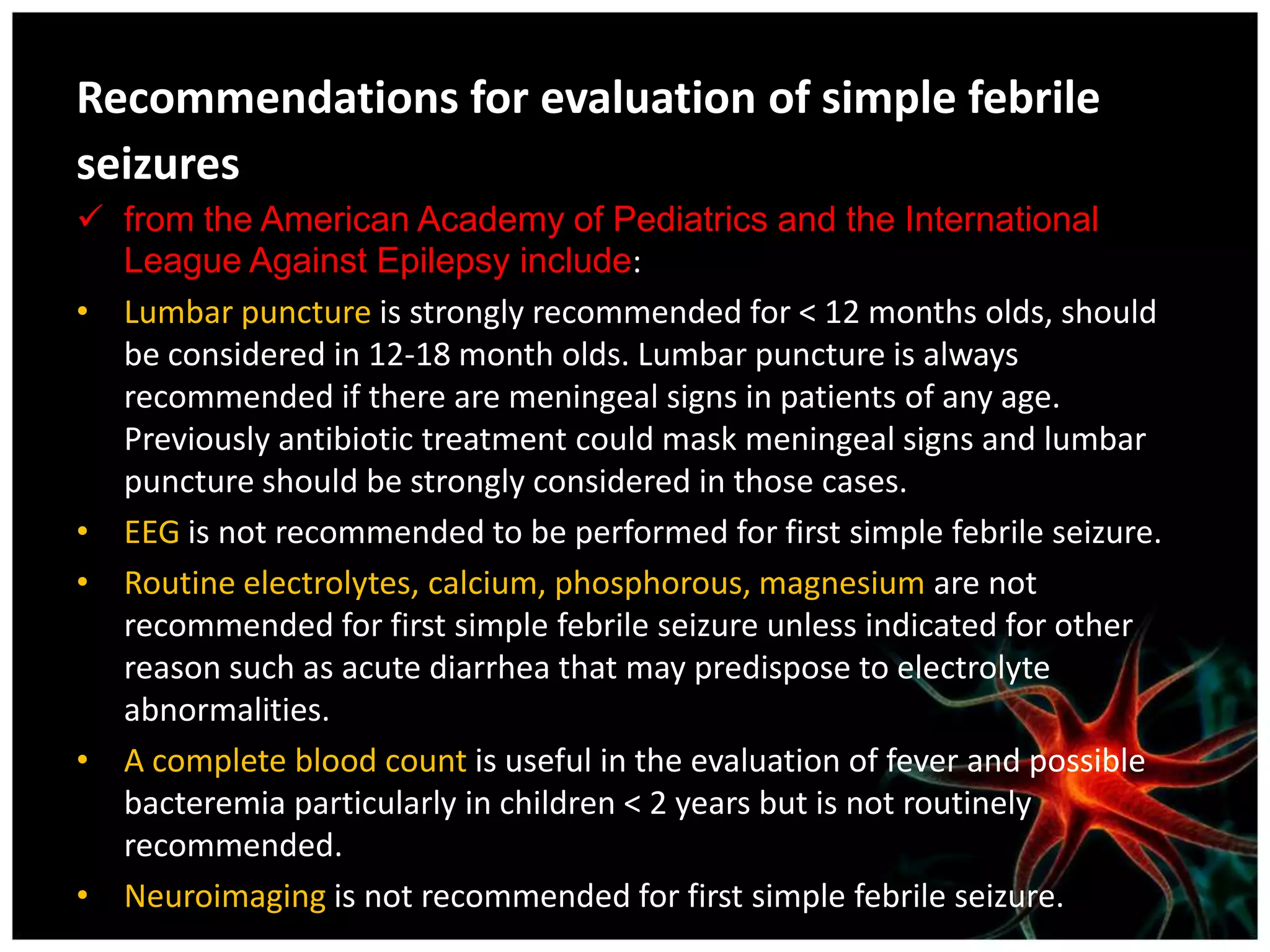 Febrile seizures in emergency department | PPTX | Brain and Nervous ...