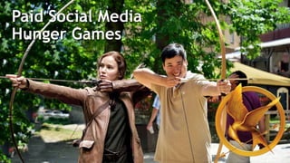 Paid Social Media
Hunger Games
 
