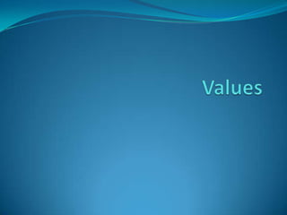 Values 