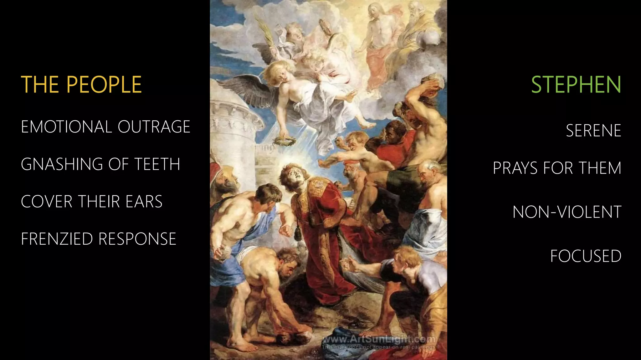 Acts 7:54-8:1a ~ Stephen: The First Christian Martyr | PPTX