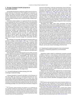 Innovation Studies and Sustainability Transitions: The Allure of the ...