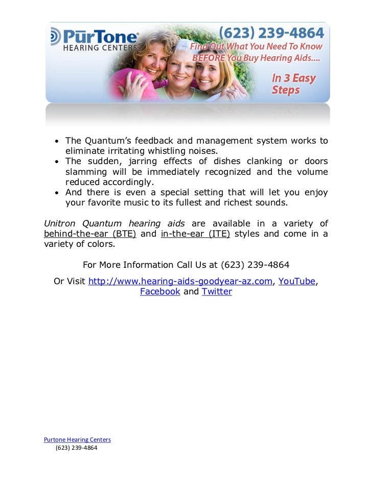 UNITRON QUANTUM HEARING AIDS GOODYEAR AZ