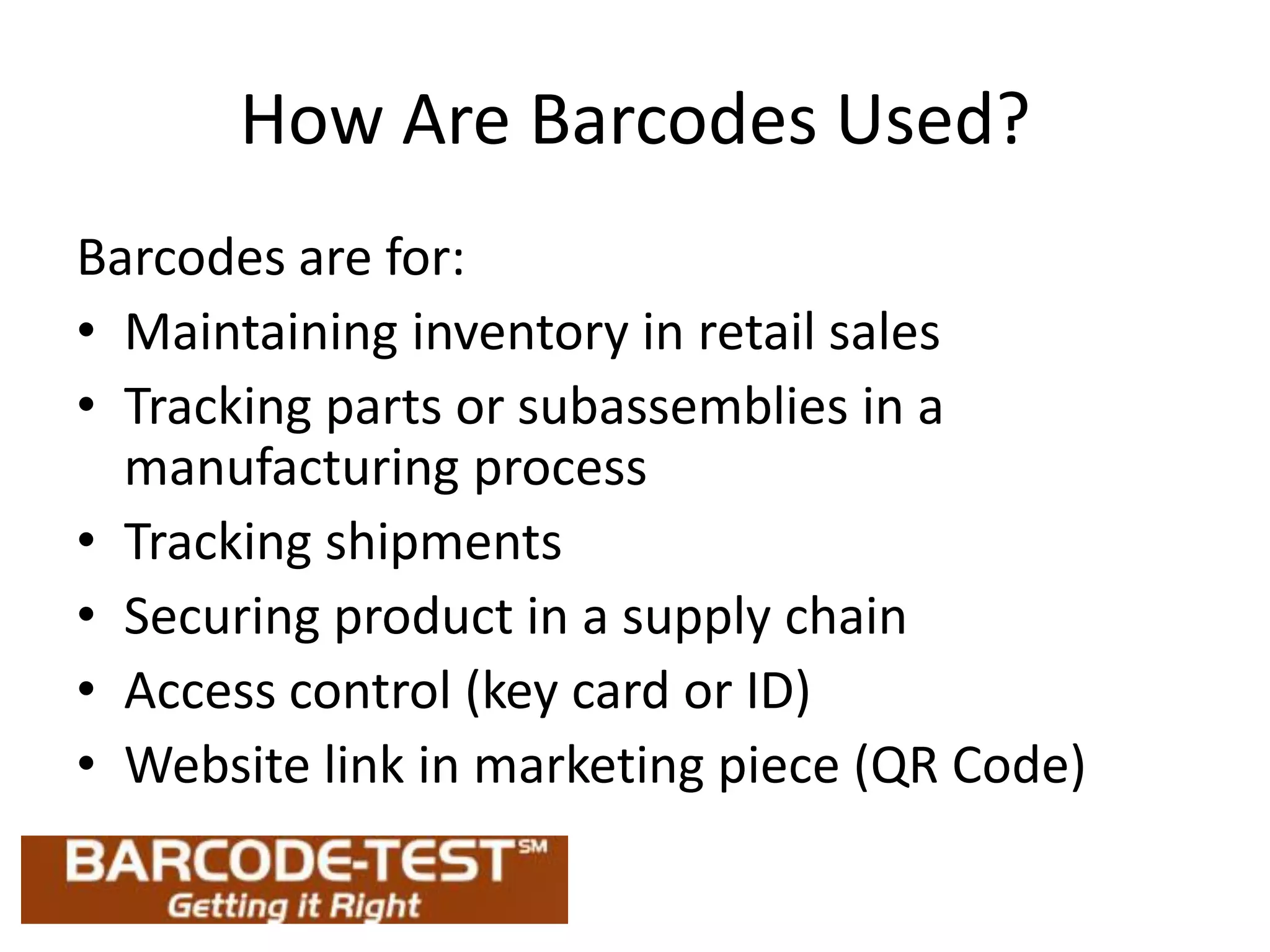 What Are Barcodes and Why Do They Exist? PDF