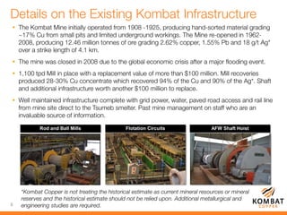 



8
Rod and Ball Mills Flotation Circuits AFW Shaft Hoist
 