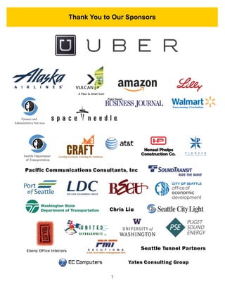 7
Thank You to Our Sponsors
 
