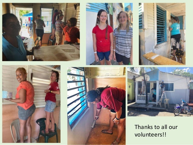 Thanks to all our
volunteers!!
 