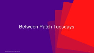 Copyright © 2026 Ivanti. All rights reserved. 35
Between Patch Tuesdays
 