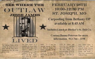 February 22 power point announcements