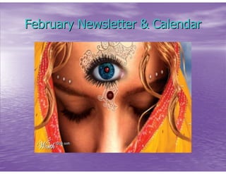 February Newsletter & Calendar
 