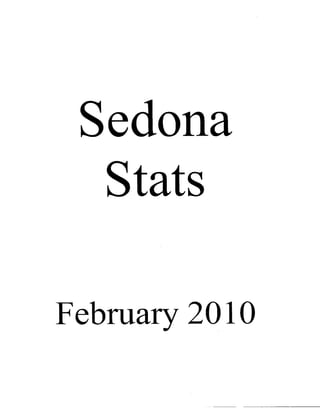 February Sedona Stats