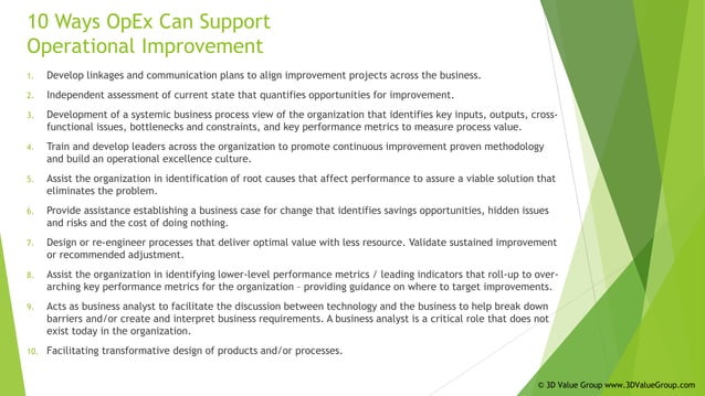 Operational Excellence model | PDF | Business Operations | Business