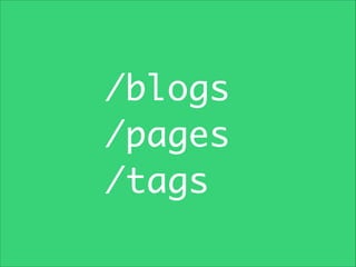 /blogs	
/pages	
/tags

 