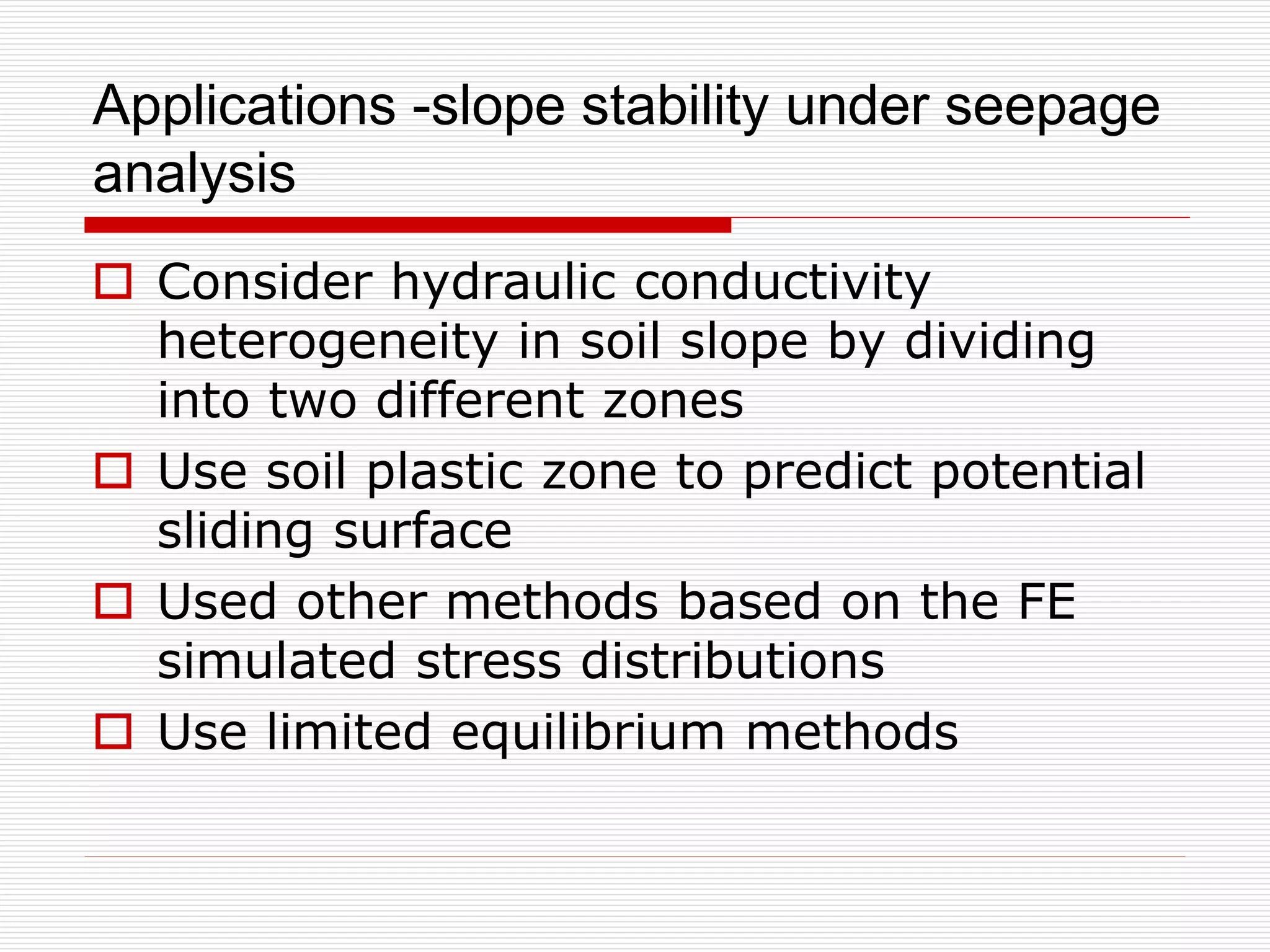 FE coding and Analysis on Seepage and slope stability | PDF