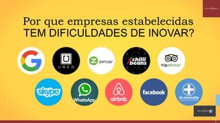 Por que empresas estabelecidas
TEM DIFICULDADES DE INOVAR?
 