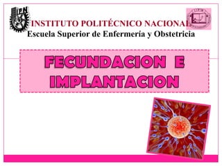 INSTITUTO POLITÉCNICO NACIONAL
Escuela Superior de Enfermería y Obstetricia
 