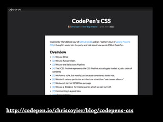 http://codepen.io/chriscoyier/blog/codepens-css
 