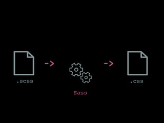 .css.scss
Sass
-> ->
 