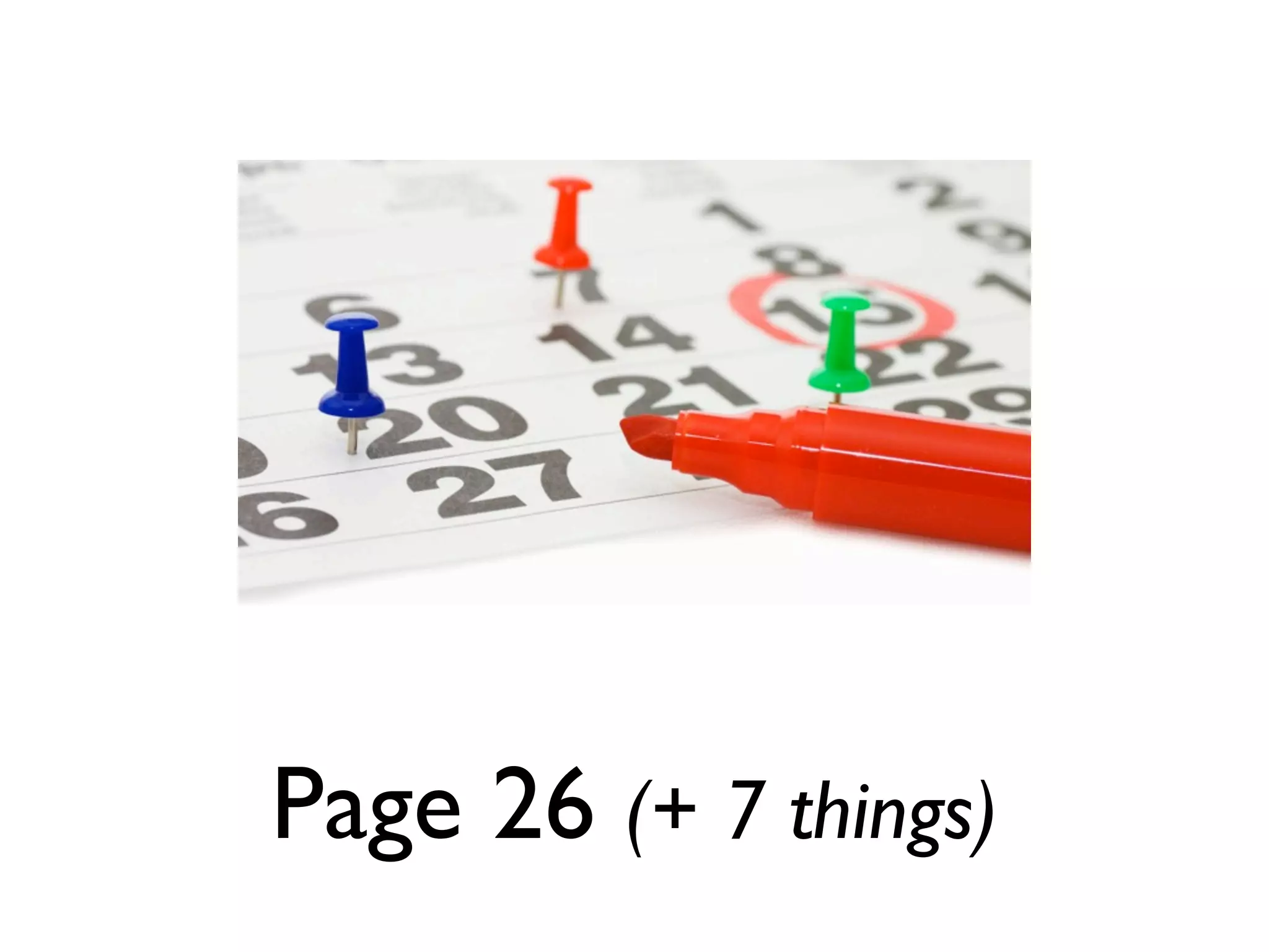 Page 26 (+ 7 things)
 