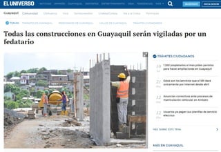 FEDATARIOS DE OBRA EN CONSTRUCCIONES DE GUAYAQUIL