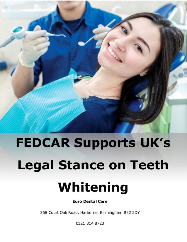 FEDCAR Supports UK’s Legal Stance on Teeth Whitening