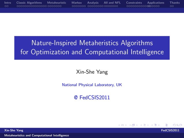 Nature-inspired metaheuristic algorithms for optimization and ...