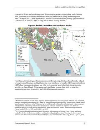 Federal Land-Ownership Overview and Data CRoS | PDF