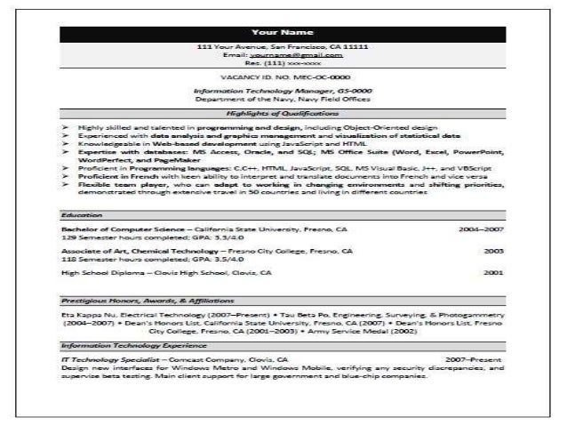 Federal Resume Format resume format usa jobs example resume kate wright usa jobs format military to federal resume sample Federal Resume 2014 2 Federal Resume Format federal outline writing Federal Resume 2014 2