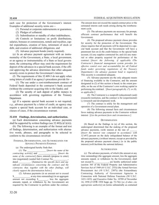 Federal acquisition regulation contrat finance | PDF