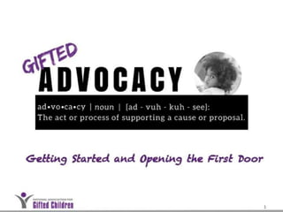 Federal Advocacy 101: Getting Started and Opening the First Door
