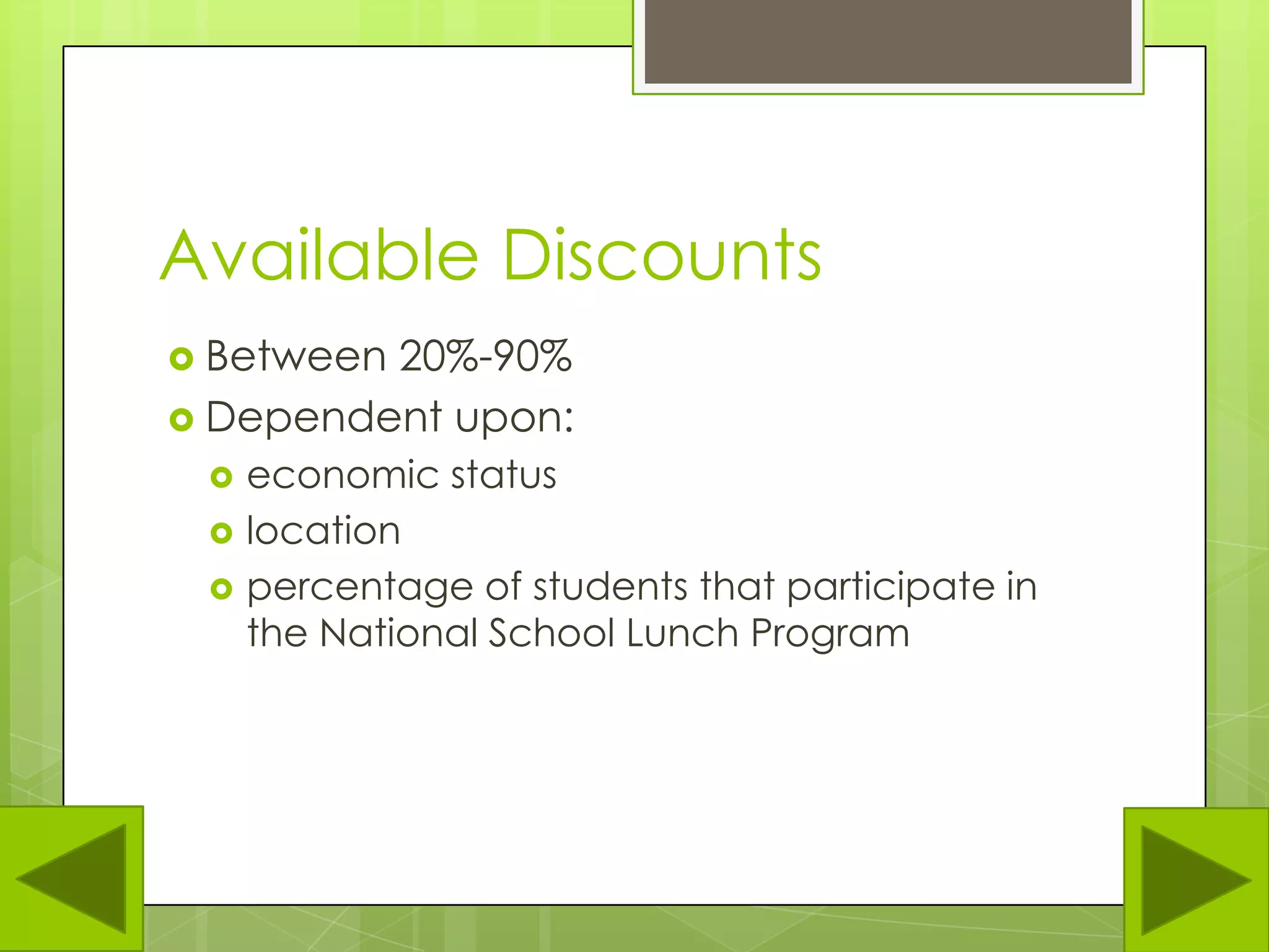 Who is eligible?SchoolsLibrariesSchool Districts