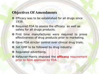 Gmp Amendment Federal food, drug & cosmetics act | PPTX