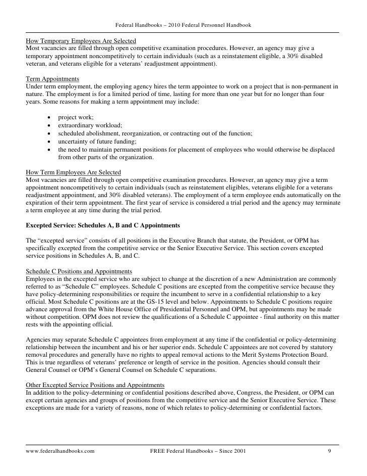 Federal Handbook 2010