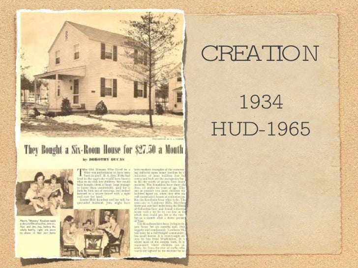 Federal Housing Administration 1