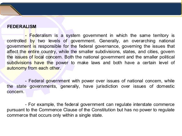 What Is Federalism Pdf