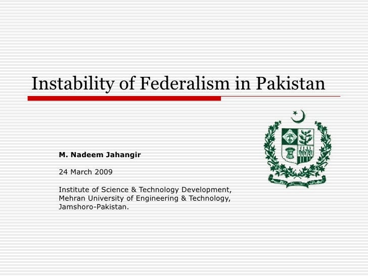 the evolution of federalism ppt