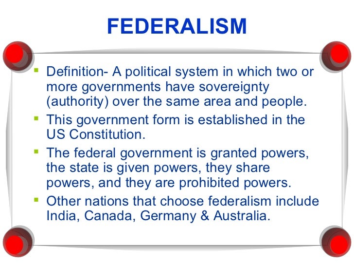 federalism e doc find com federal form of government
