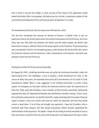 Federalism in india | DOCX