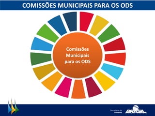 Comissões
Municipais
para os ODS
COMISSÕES MUNICIPAIS PARA OS ODS
 
