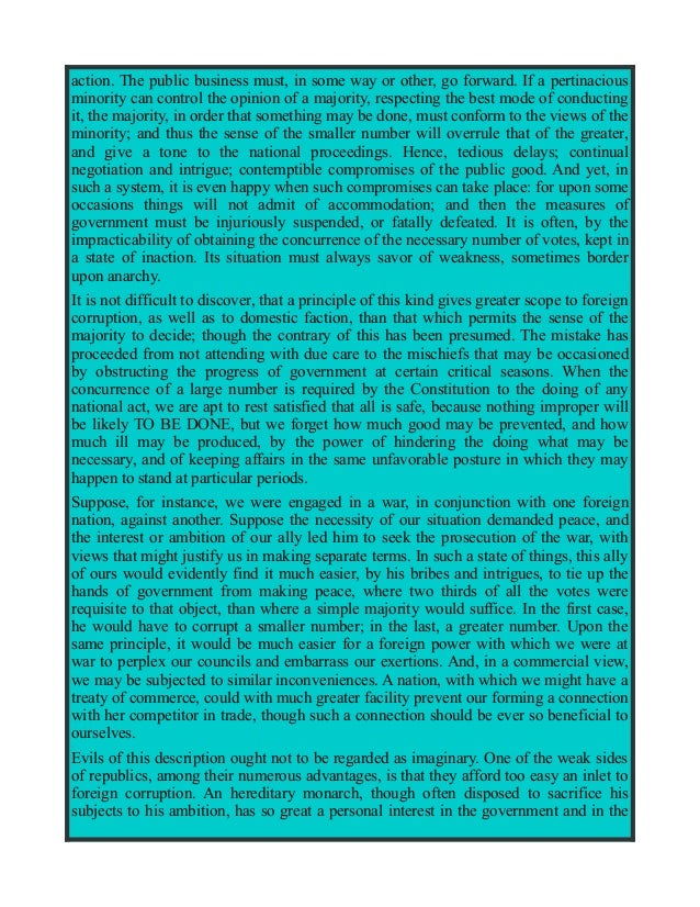 How many essays were in the federalist papers? image