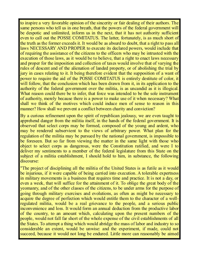 Federalist 29 2nd amendment picture