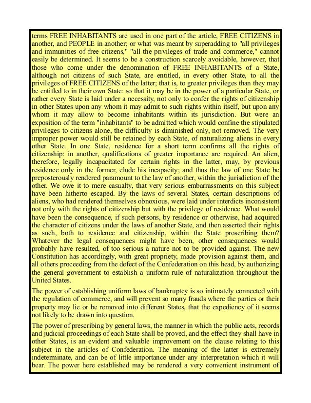 Federalist paper 41 summary picture