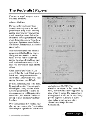 federalist paper 6
