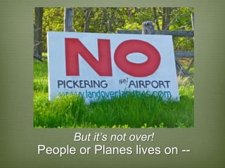 But it’s not over!
People or Planes lives on --
 