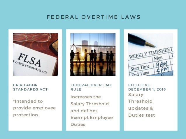 Federal Overtime Laws Overview For Business Owners And Managers Slide 
