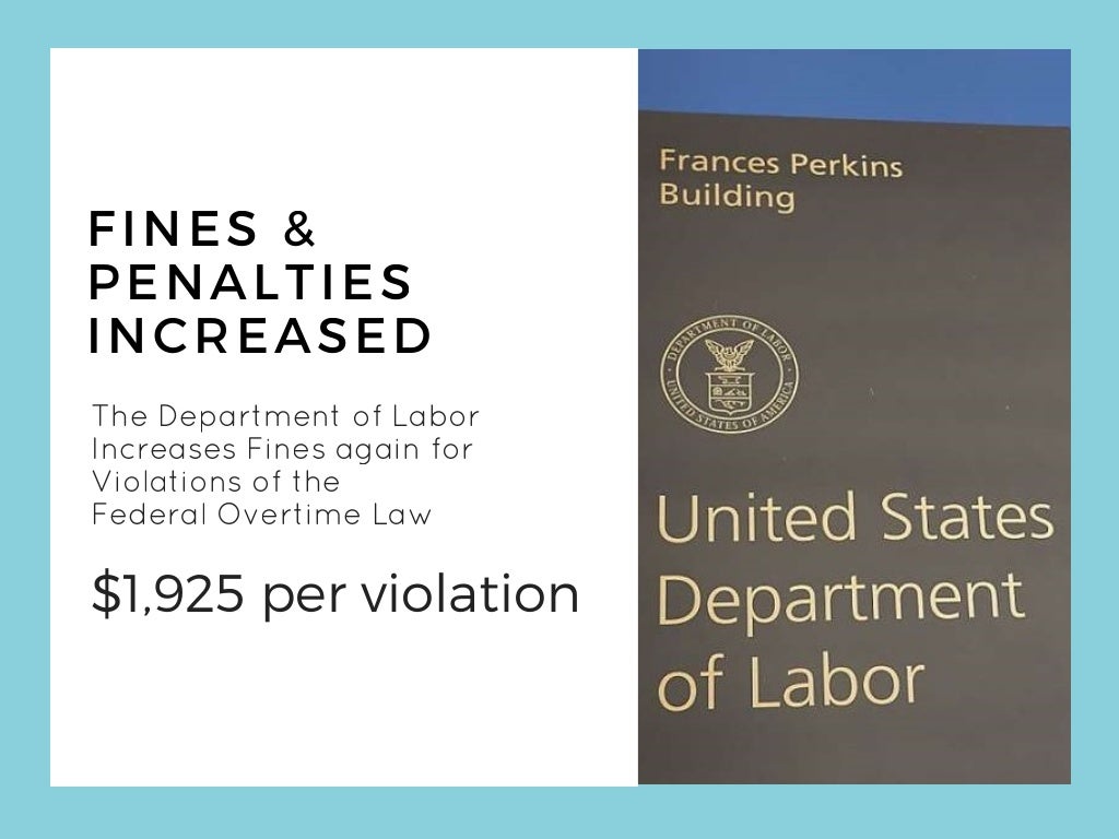 Federal overtime Laws Overview for Business Owners and Managers slide…